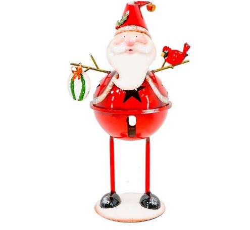 Metal Bell Body Santa