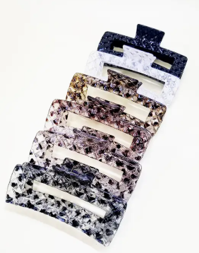 Splatter Dot Hair Claw Clip