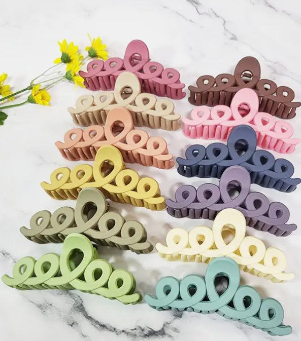 Large Multi Loop Hair Jaw Clip