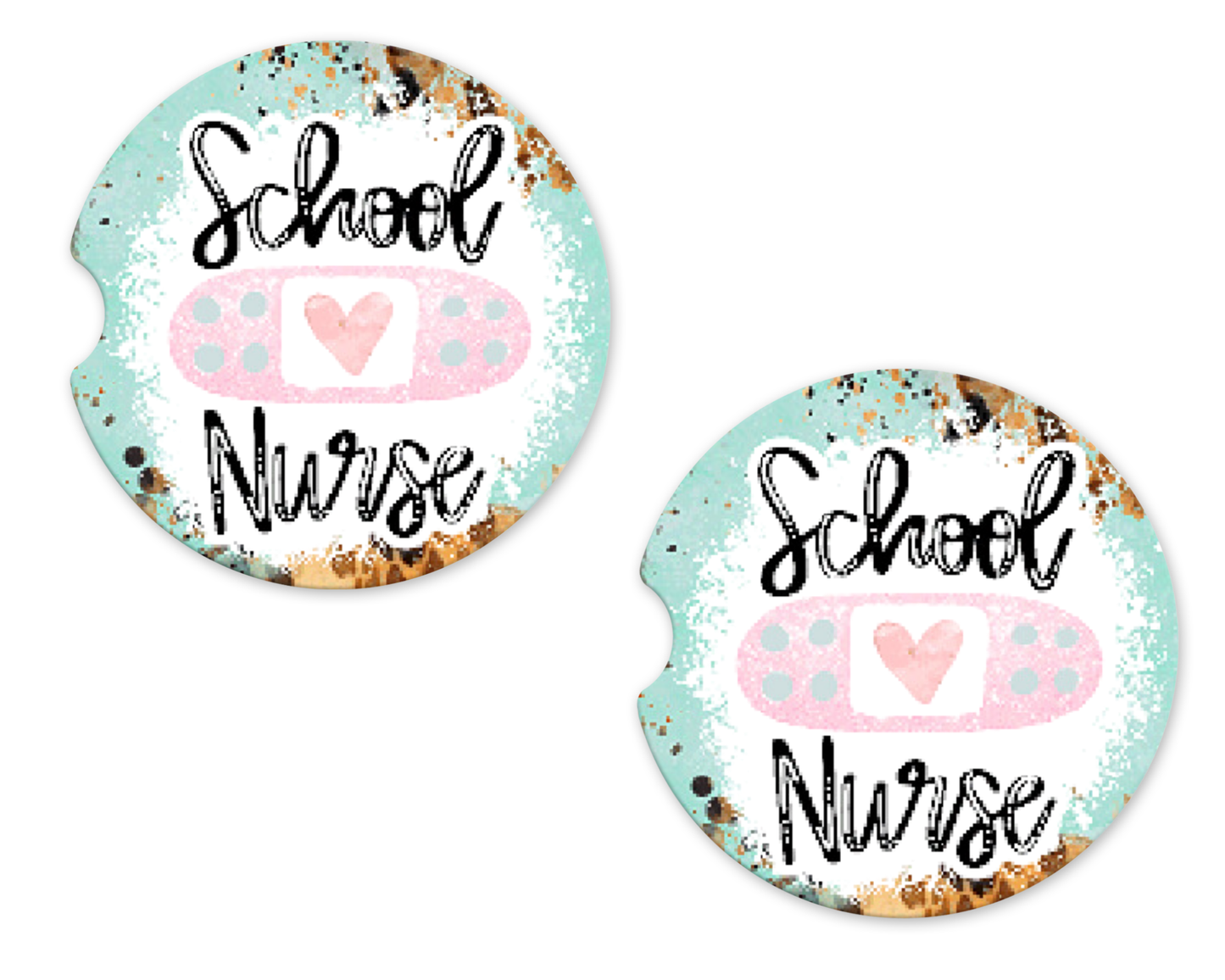 School Nurse Car Coasters