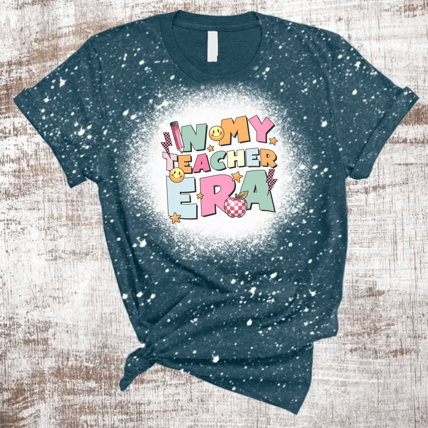 In My Teaching Era Bleached T-Shirt