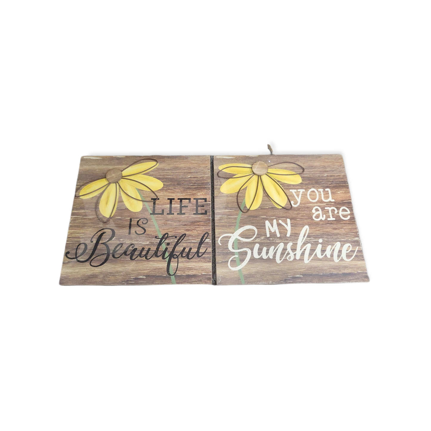 Beautiful Sunshine Daisy Wood Sign