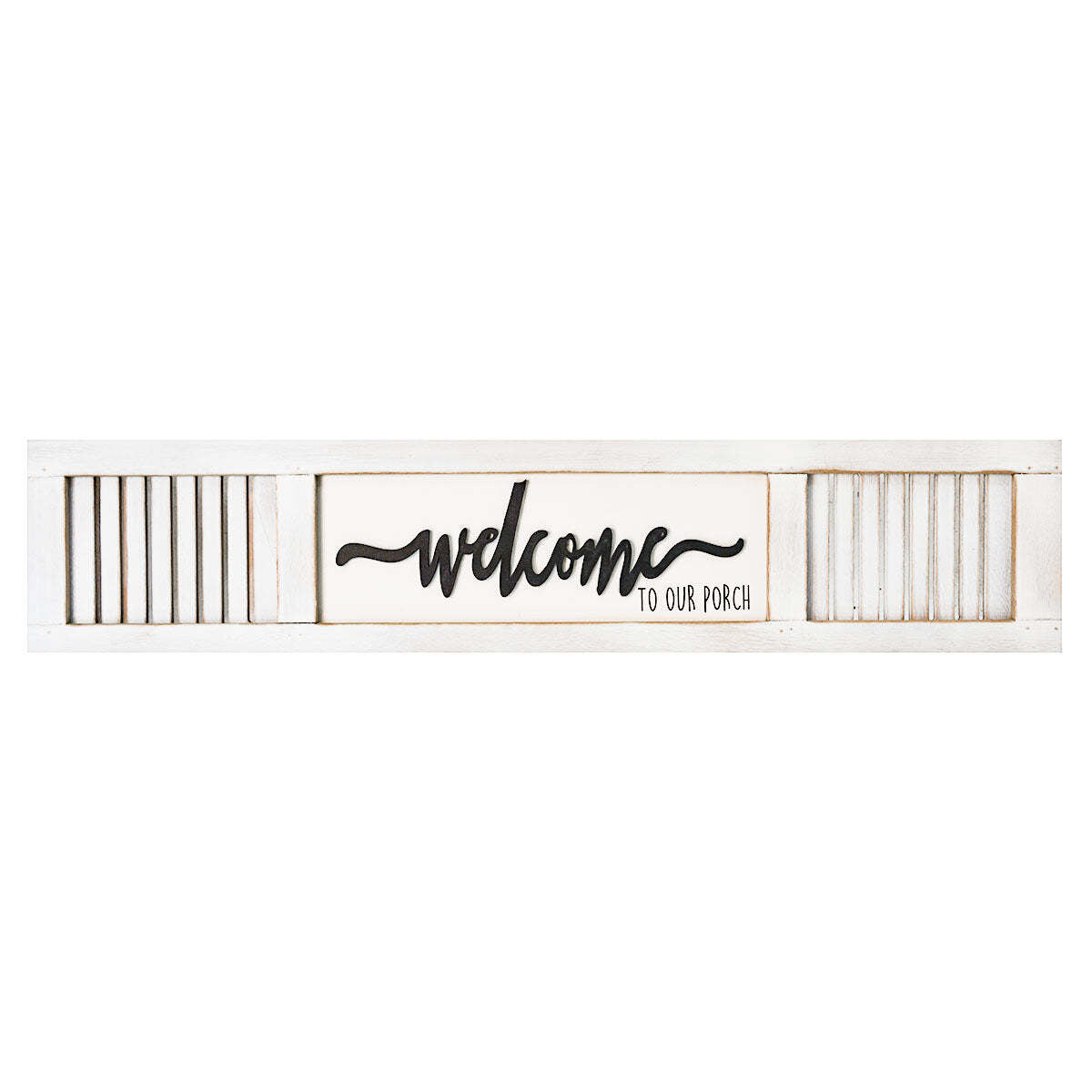 Welcome Wood Sign