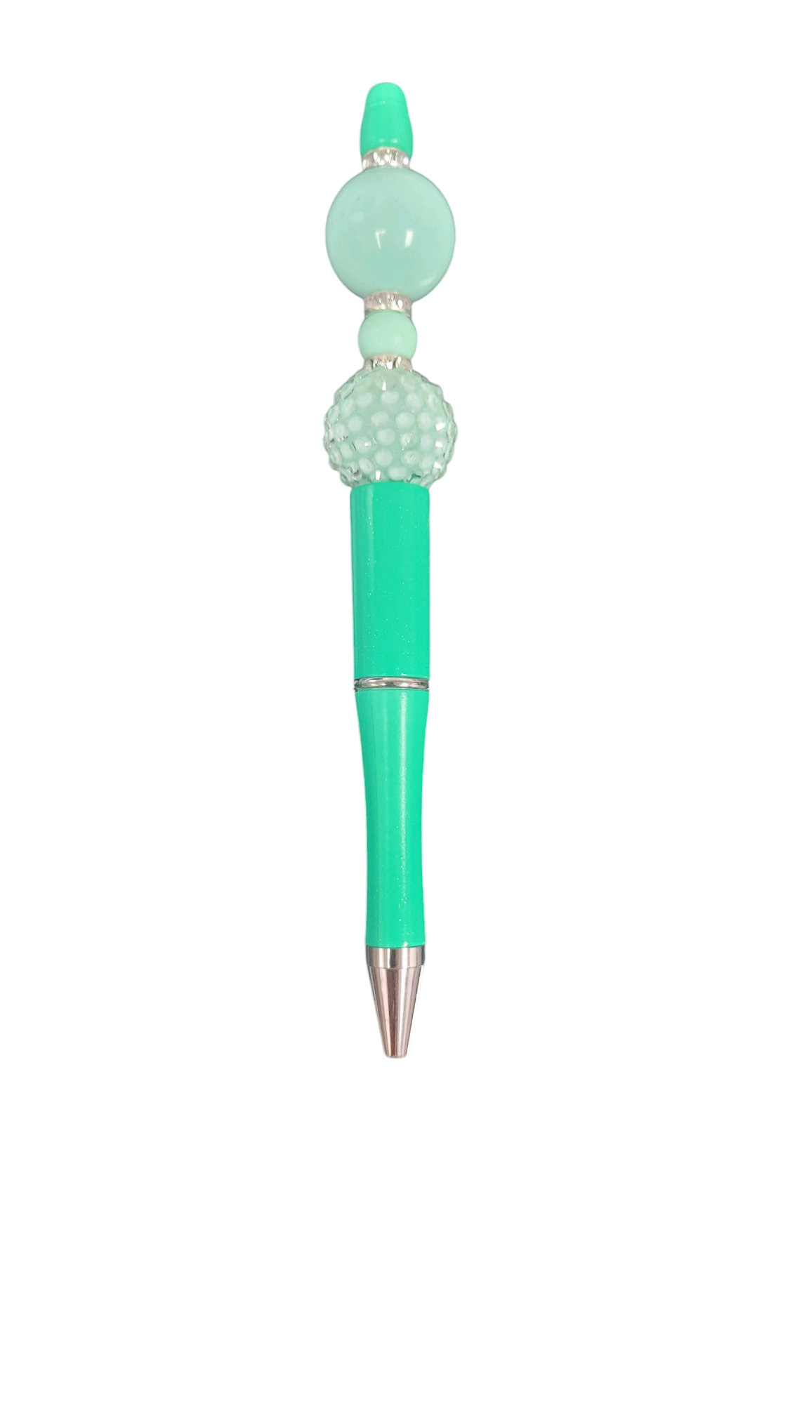 Green Glimmer Beaded Pen