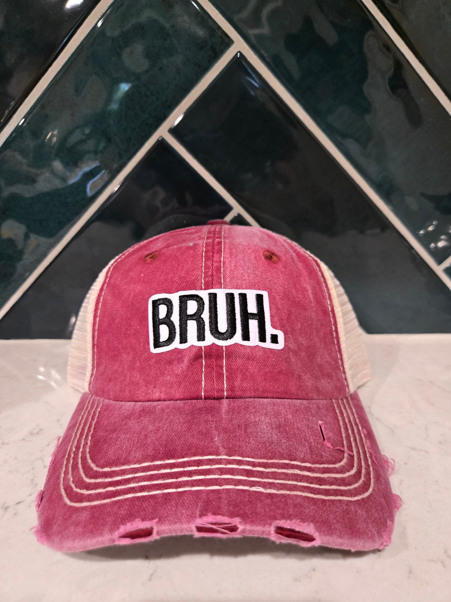 Bruh Patch Basebell Hat