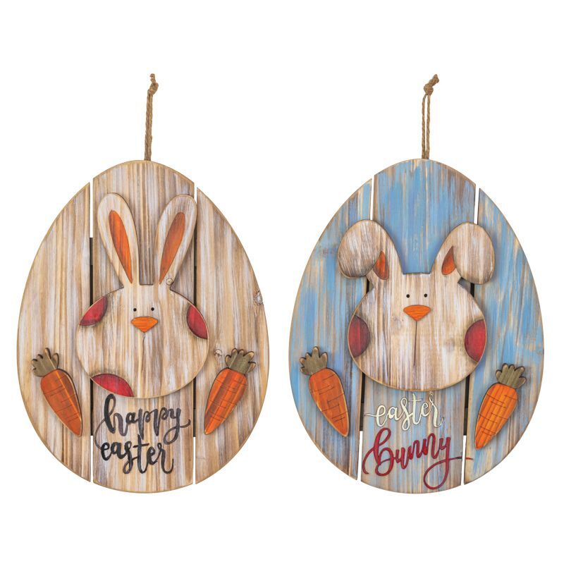Spotted Easter Bunny Egg Hanger