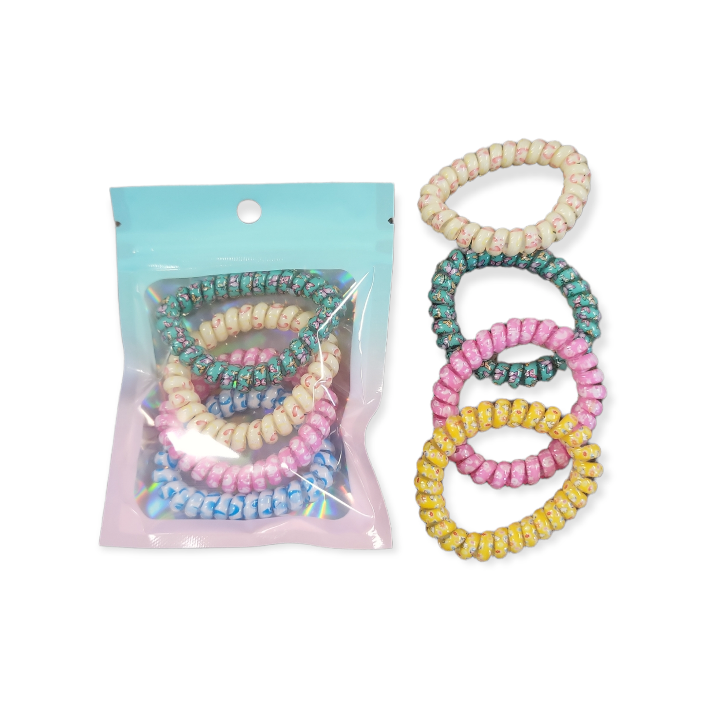 Set of 4 Assorted Pattern Hair Cords