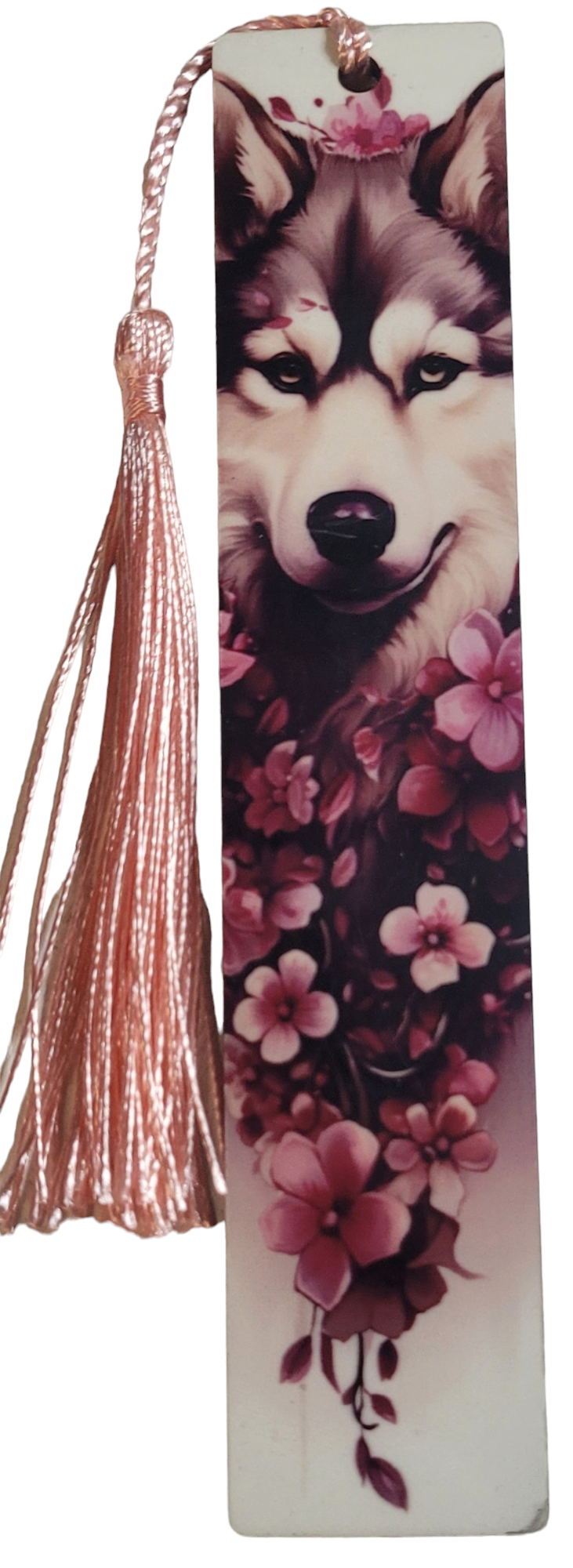 Double Sided MDF Wolf & Bloom Book Mark