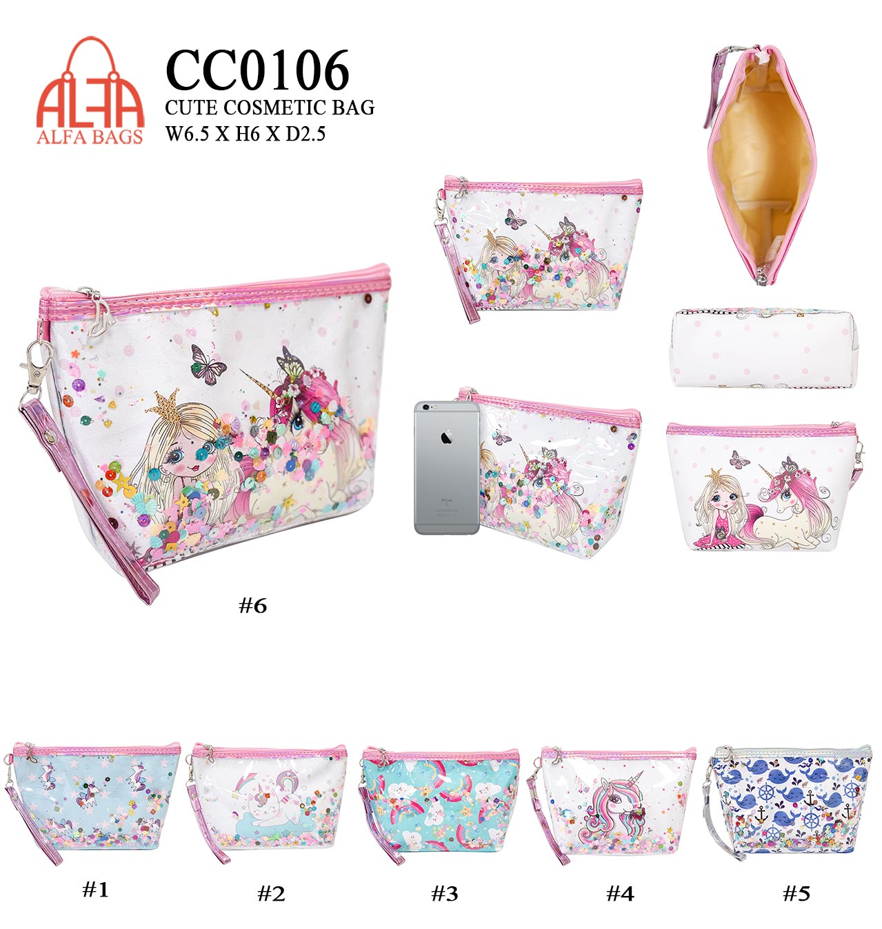 Caticorn Cosmetic Bag