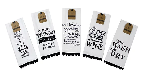 Fun Pom Pom Printed Kitchen Towel