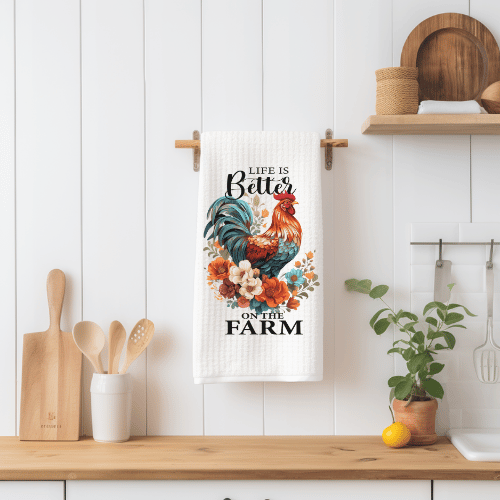 Life Is Better On The Farm Tea Towel