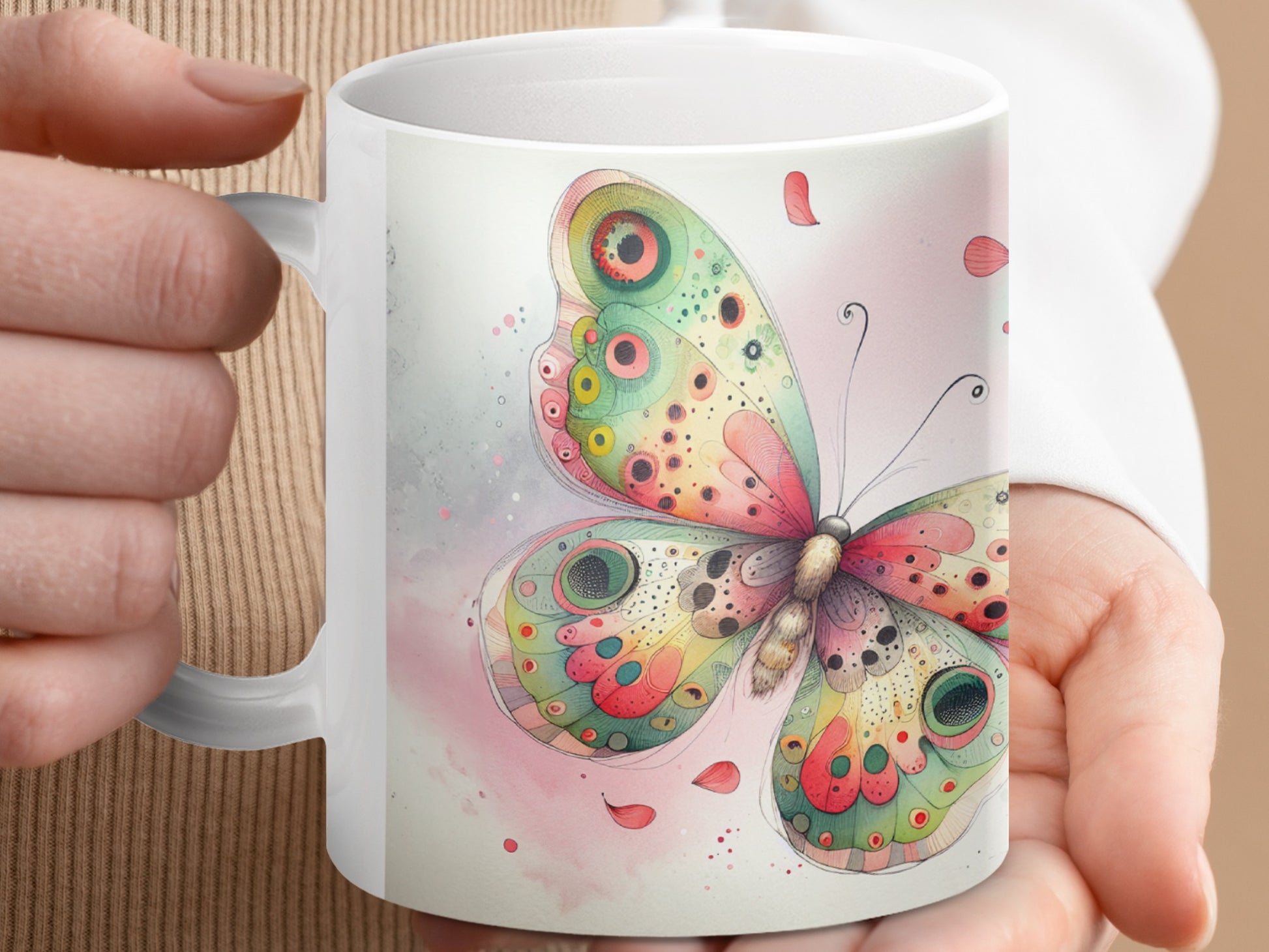 Vibrant Butterfly Watercolor Design Artwork product type
Butterfly
Mug
Colorful
Vibrant
Watercolor
Artistic
Design
Insect
Nature
Wings
Whimsical
Unique
Gift
Drinkware
HomeDecor
AnimalArt
Aesthetic
Boho
Spring
Summer