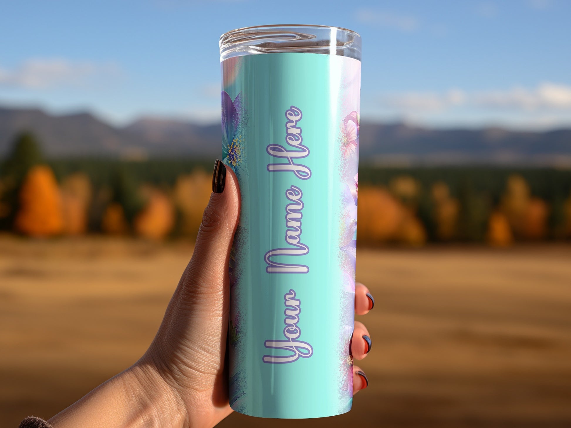 Custom Aqua Floral Your Name Here Slim Tumbler product type
Tumbler
Personalized Tumbler
Custom Tumbler
Name Tumbler
Floral Tumbler
Aqua Tumbler
Purple Flowers
Custom Name Gift
Slim Tumbler
Drinkware
Beverage Container
Hydration
Gift Idea
Unique Tumbler
Outdoor Tumbler
Nature Design
Spring Flowers
Summer Tumbler
Birthday Gift
Woman Gift