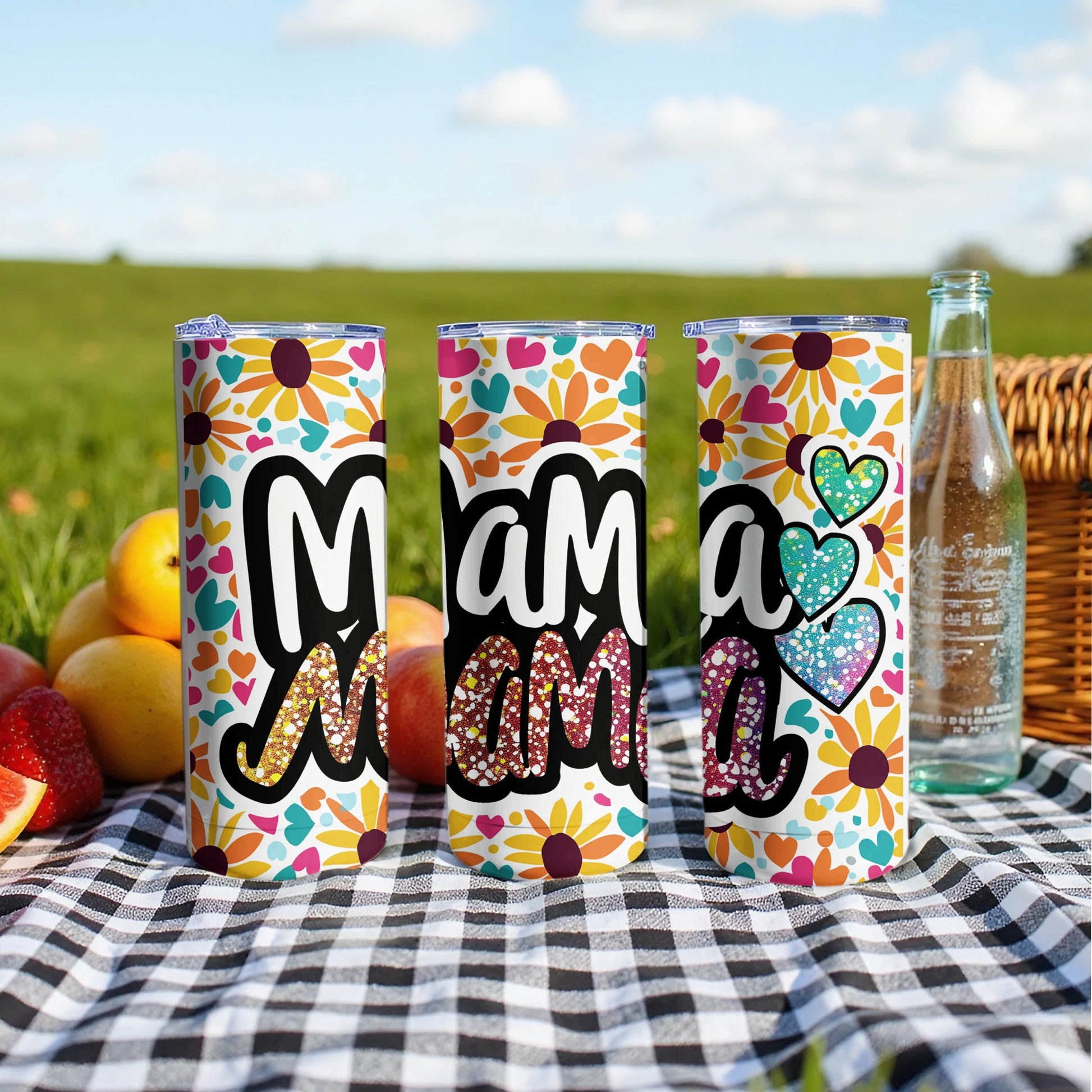 Floral Mama Tumbler Perfect for Mothers Day Gift