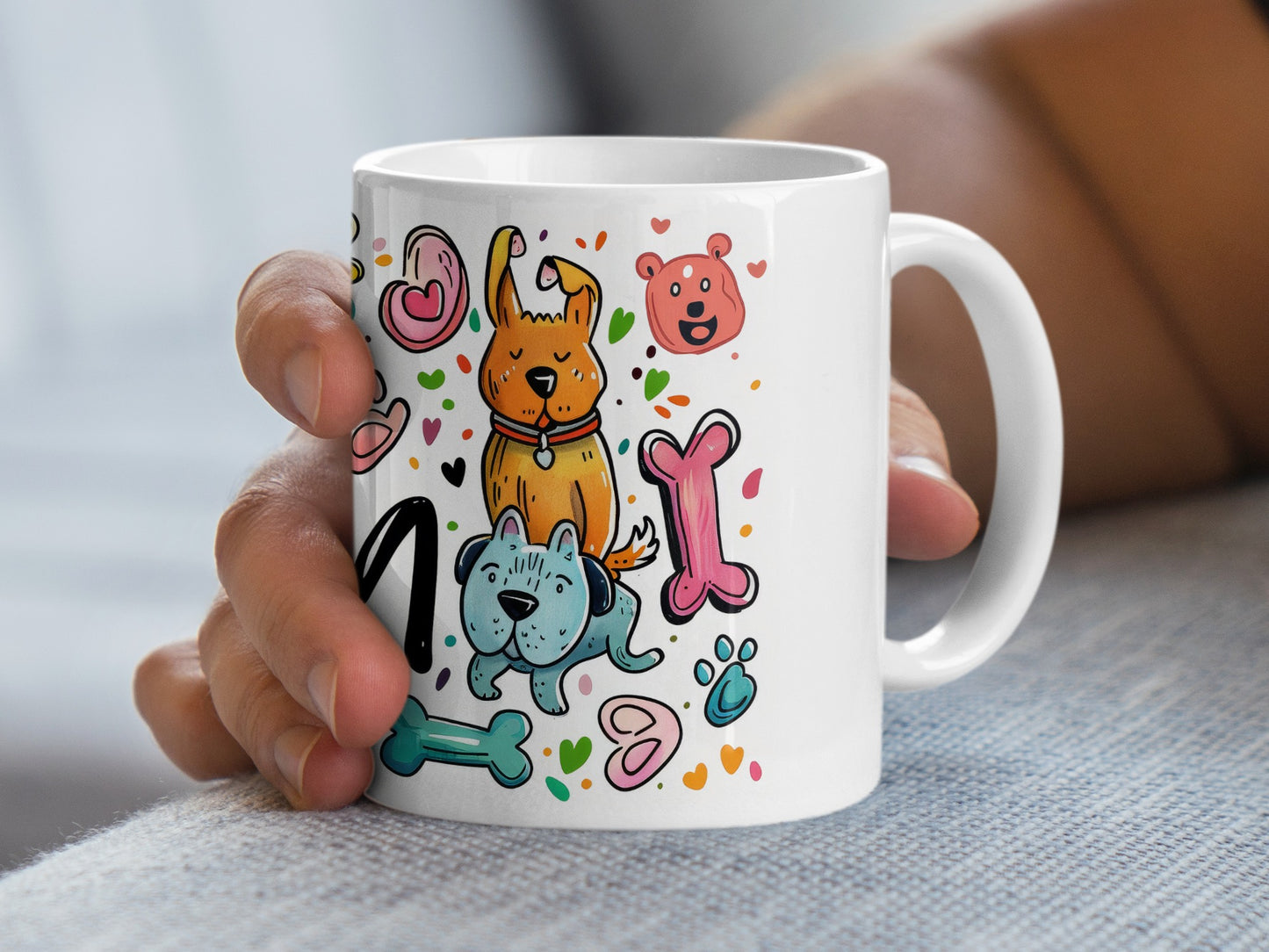 Cute Cartoon Dog Design Colorful Pet Animal Mug product type
dog mug
puppy mug
pet mug
animal mug
cute dog
cartoon dog
dog lover gift
coffee mug
tea mug
hot cocoa mug
beverage cup
bone design
paw print design
hearts design
colorful mug
illustrated mug
novelty mug
pet owner gift
fun mug
unique mug