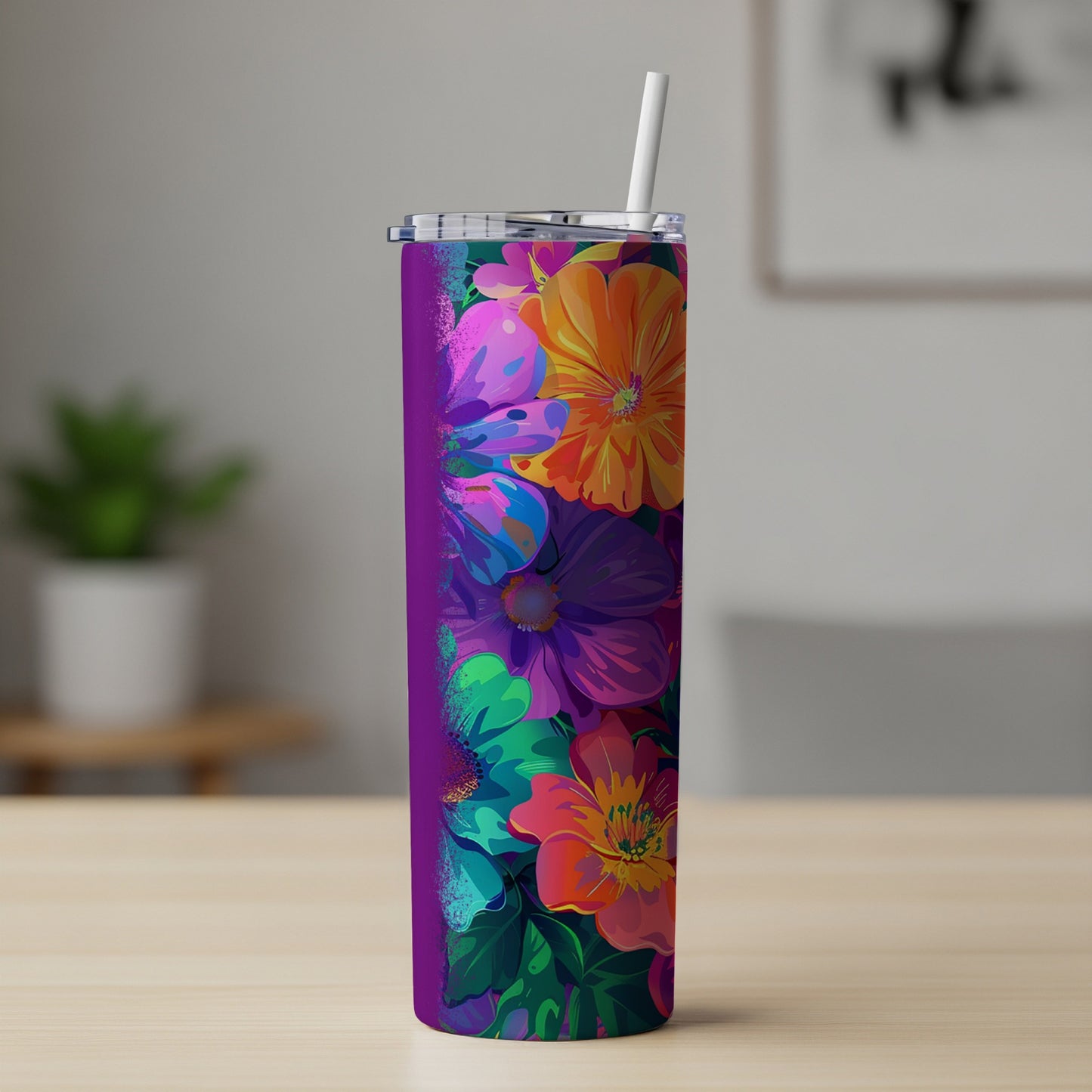 Vibrant Floral Design Purple Orange Tumbler product type
Tumbler, Floral, Colorful, Vibrant, Purple, Orange, FlowerPower, Botanical, Drinkware, Hydration, GiftIdea, SummerVibes, TropicalPrint, InsulatedCup, TravelCup, ModernFloral, ArtDesign, BrightColors, PatternedTumbler, EverydayCarry