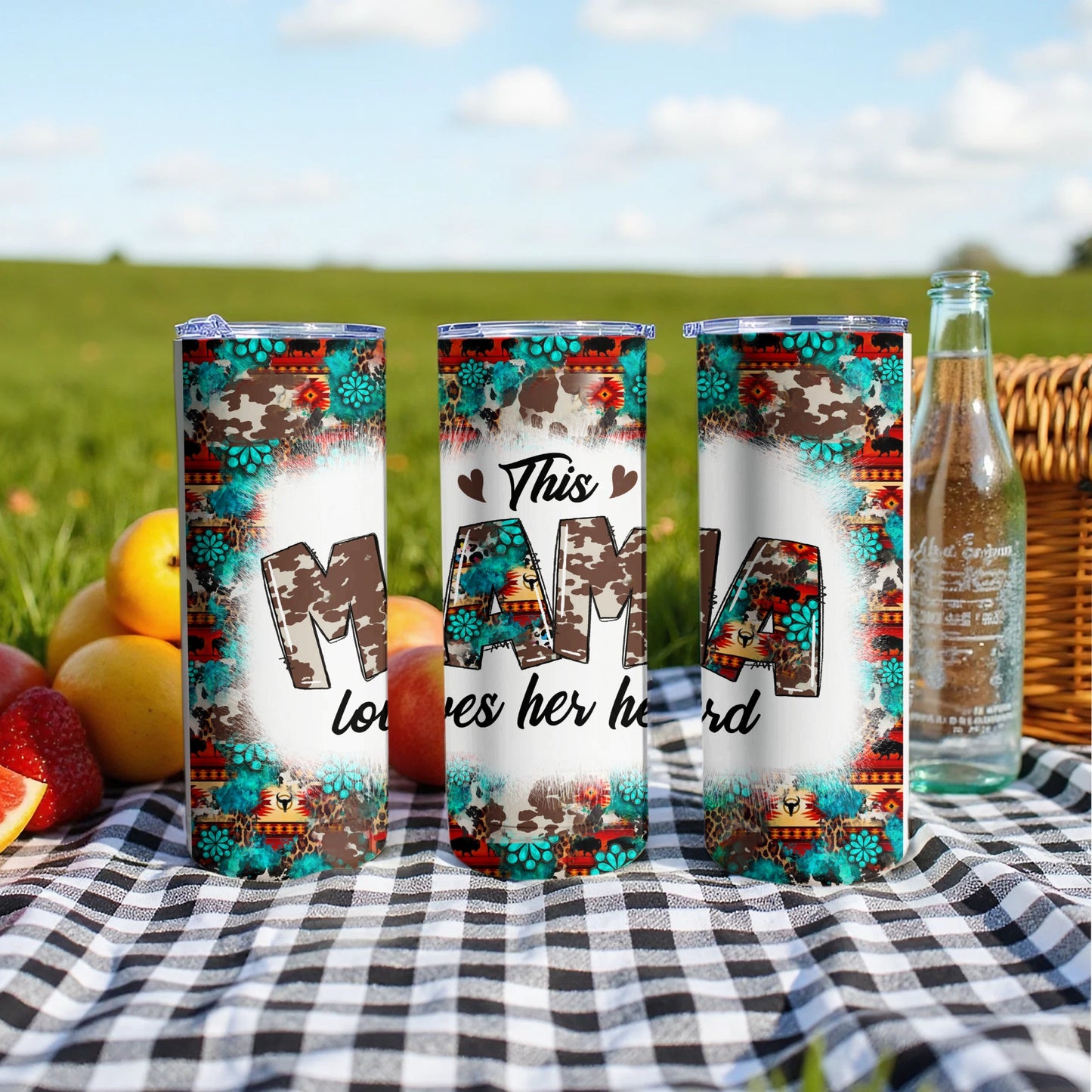 This MAMA Loves Her Herd Tumbler