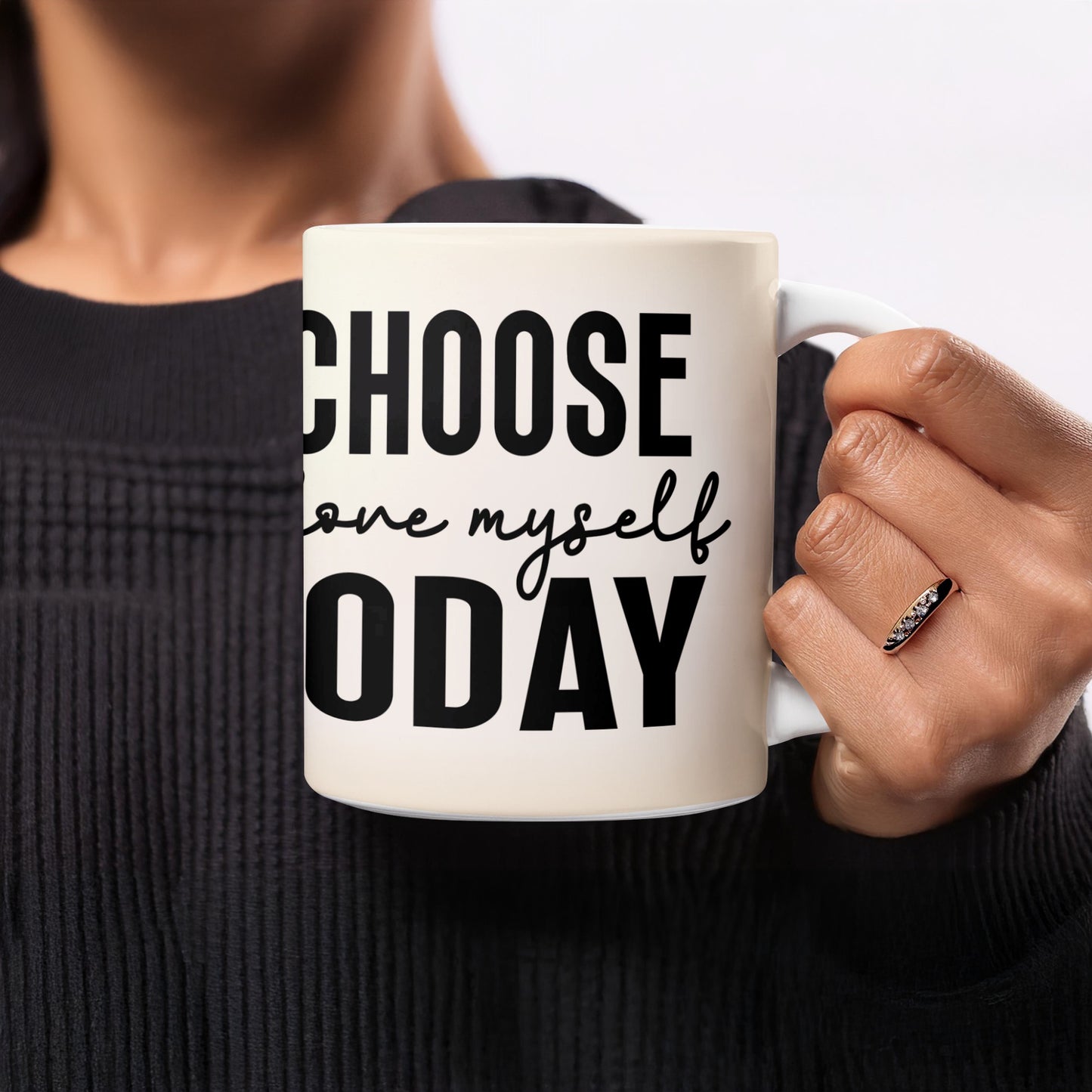 I CHOOSE love myself TODAY inspirational self care product type
SelfLoveMug AffirmationMug MotivationalMug ChooseLoveToday PositiveVibes SelfCareGift DailyReminder CoffeeMug TeaMug EmpowermentGift InspirationalQuote UniqueMug GiftForHer GiftForHim BirthdayGift HolidayGift Kitchenware Drinkware DeskAccessory LoveYourself