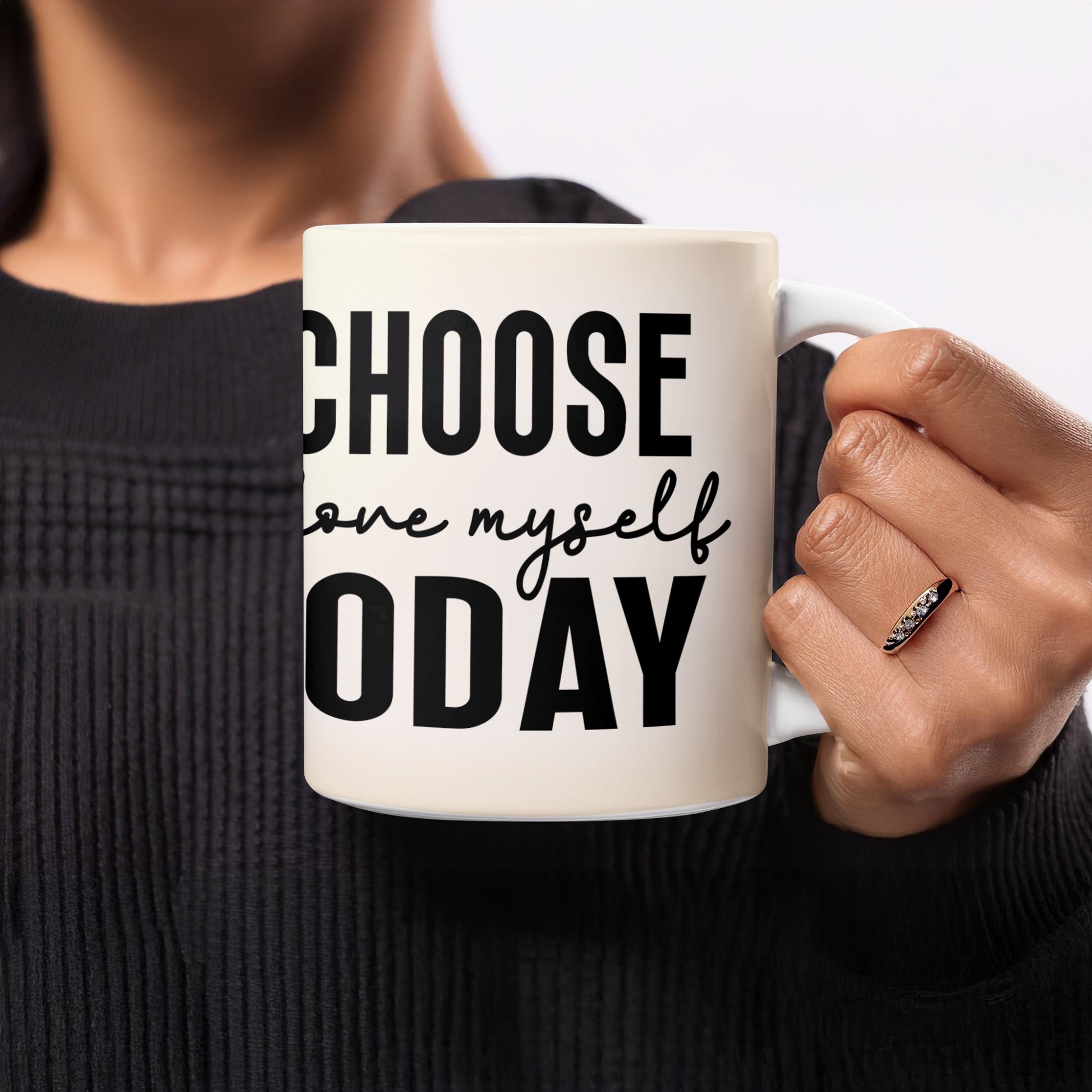 I CHOOSE love myself TODAY inspirational self care product type
SelfLoveMug AffirmationMug MotivationalMug ChooseLoveToday PositiveVibes SelfCareGift DailyReminder CoffeeMug TeaMug EmpowermentGift InspirationalQuote UniqueMug GiftForHer GiftForHim BirthdayGift HolidayGift Kitchenware Drinkware DeskAccessory LoveYourself