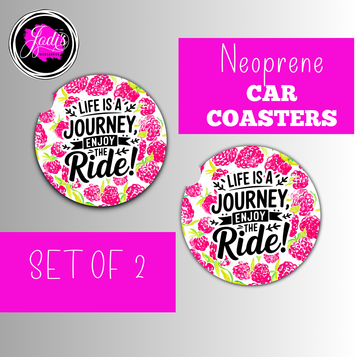 Life Is A Journey Enjoy The Ride Car Coaster