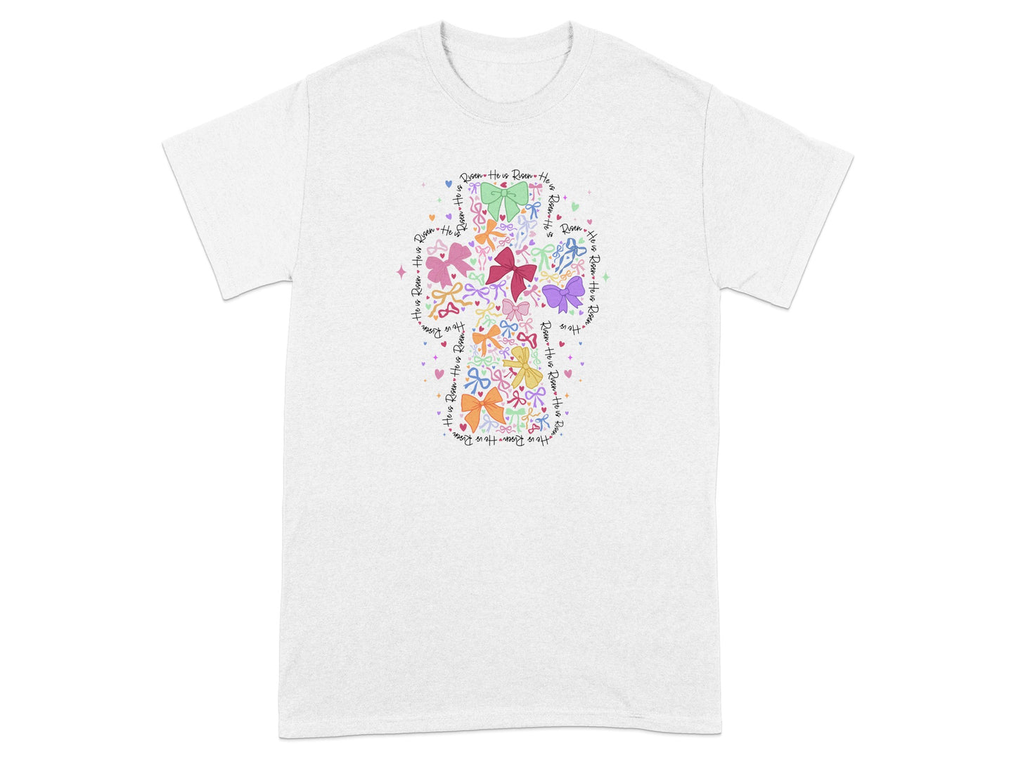 Colorful Butterfly Design Graphic Printed Shirt