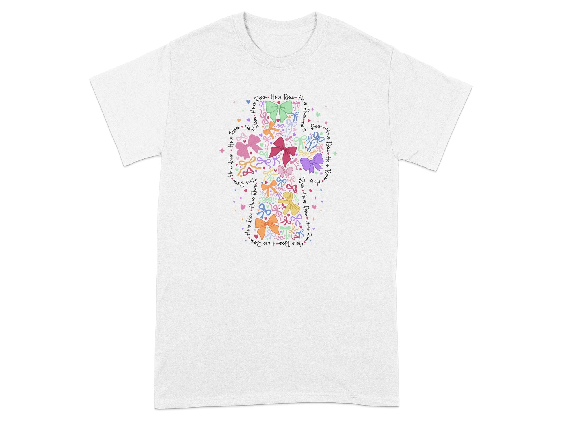 Colorful Butterfly Design Graphic Printed Shirt