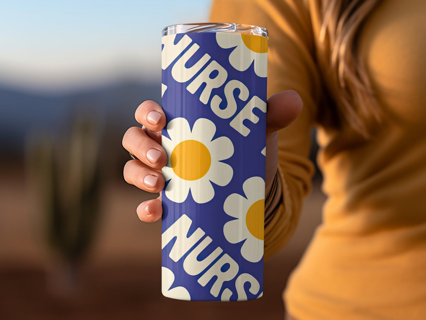 Daisy Nurse Bloom Tumbler