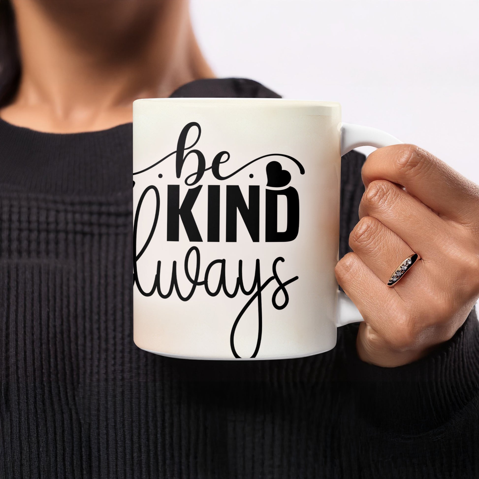 Be KIND Always Heart Design Coffee Mug product type