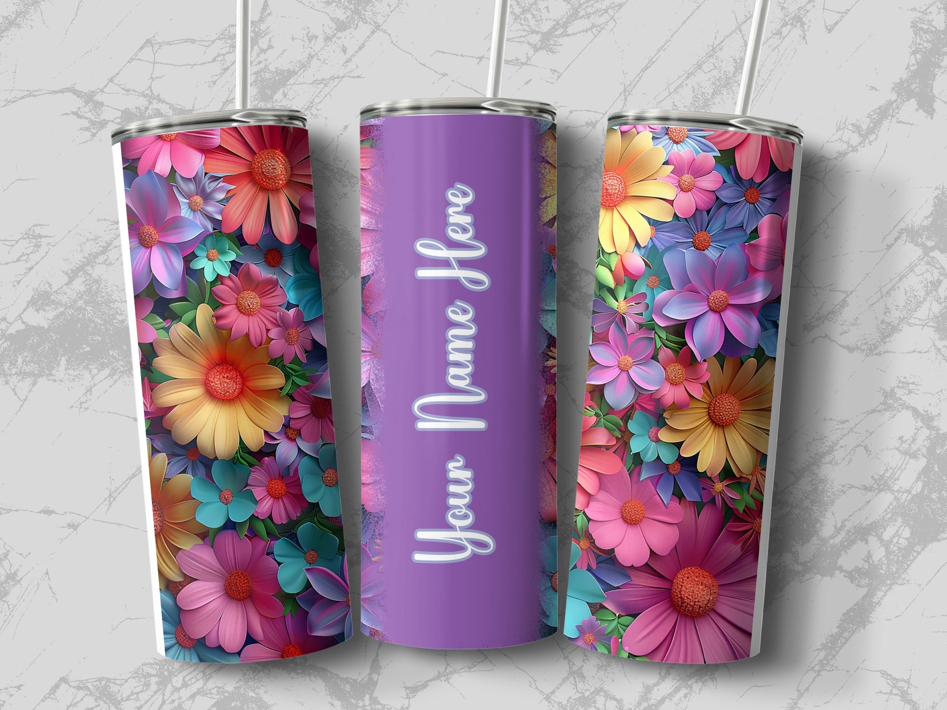 Your Name Here Floral Tumbler Design Colorful product type
Tumbler, Personalized Tumbler, Custom Name Tumbler, Floral Design, Flower Pattern, Colorful Flowers, Vibrant Tumbler, Custom Gift, Drinkware, Name Tumbler, Bright Colors, Purple Tumbler, Pink Flowers, Blue Flowers, Yellow Flowers, Orange Flowers, Spring Floral, Summer Design, Personalized Gift, Flower Art