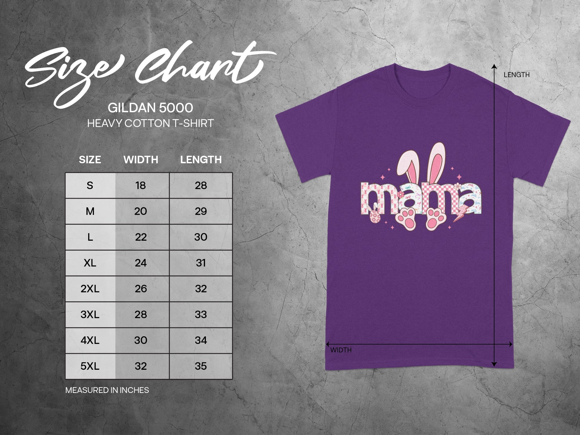 Mama Bunny Ears and Paws Graphic T-Shirt