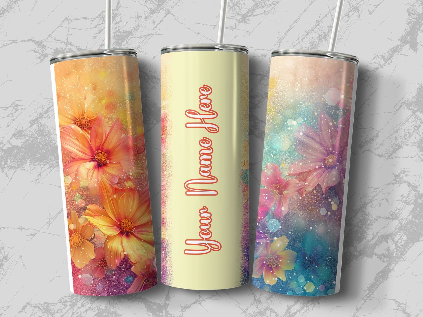 Personalized Floral Glitter Sparkle Skinny Tumbler product type
Tumbler, Skinny Tumbler, Floral Tumbler, Flower Design, Glitter Tumbler, Sparkle Finish, Personalized, Custom Name, Customizable Gift, Vibrant Colors, Abstract Flowers, Drinkware Gift, Unique Design, Your Name Here, Birthday Gift, Women's Tumbler, Everyday Tumbler, Hydration Tumbler, Colourful Flowers, Beautiful Floral