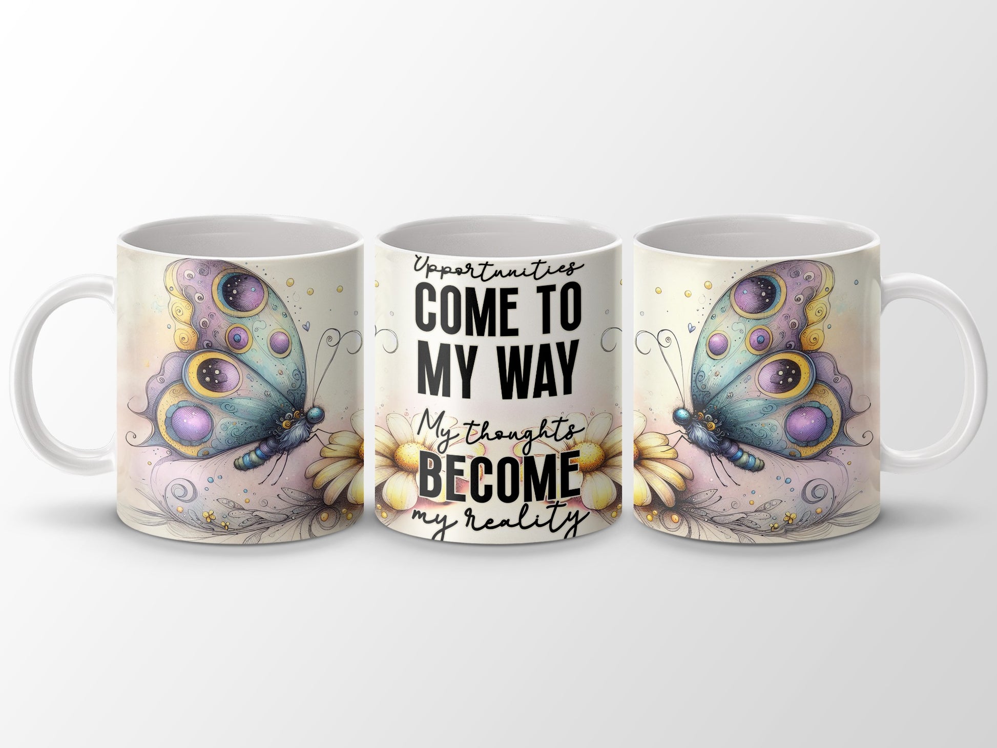Opportunities Come To My Way Thoughts Become My Reality product type