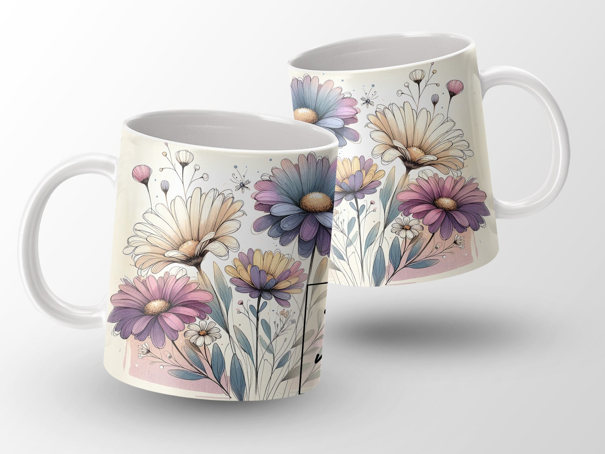 Whimsical Pastel Floral Garden Bloom Daisy Mug product type
Mug, Coffee Mug, Tea Cup, Floral Design, Flower Mug, Pastel Colors, Daisy Print, Botanical Art, Garden Theme, Whimsical Mug, Watercolor Style, Drinkware, Gift Idea, Home Decor, Kitchenware, Spring Flowers, Summer Bloom, Nature Inspired, Aesthetic Mug, Unique Design