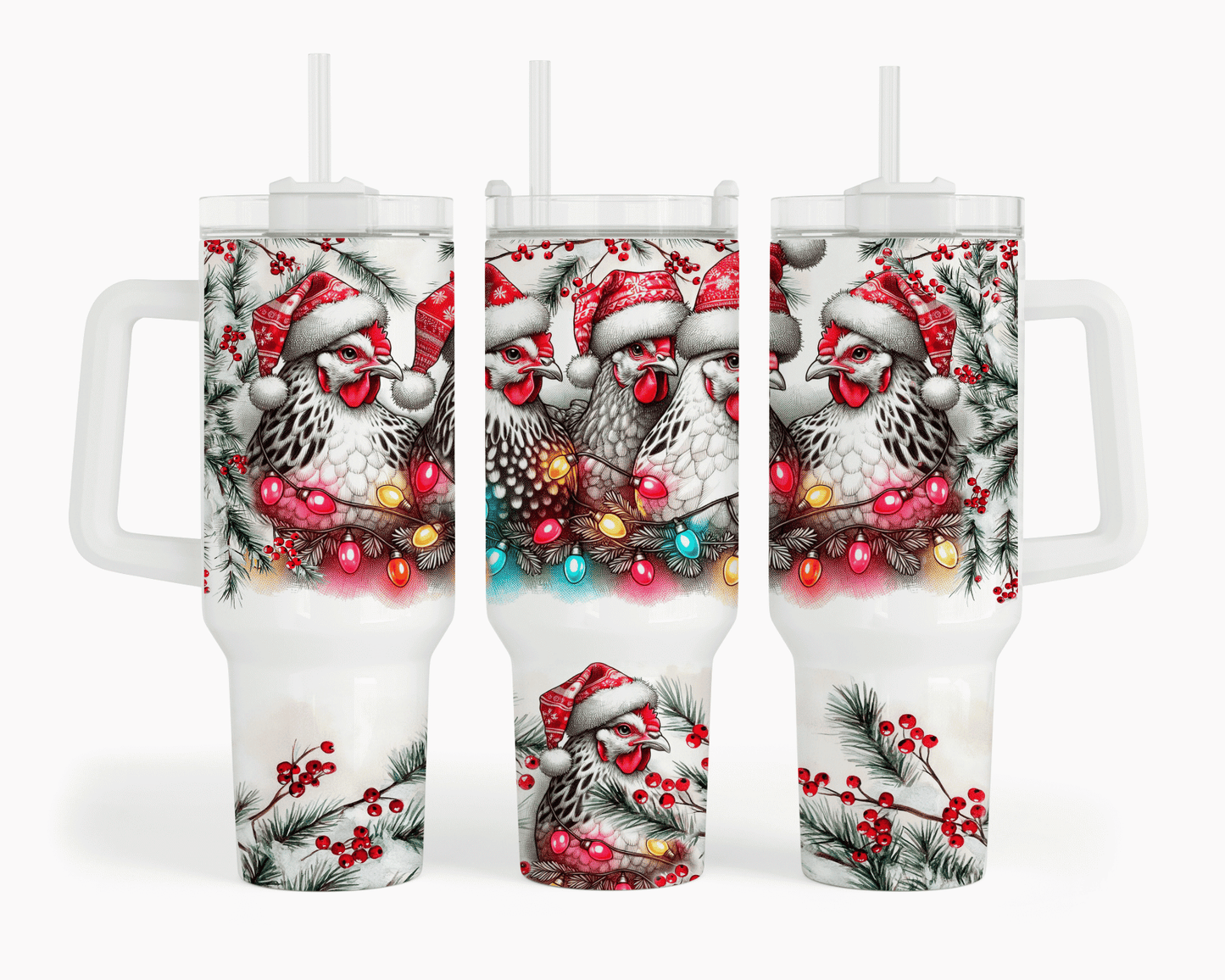 Christmas Chicks 40 oz Tumbler