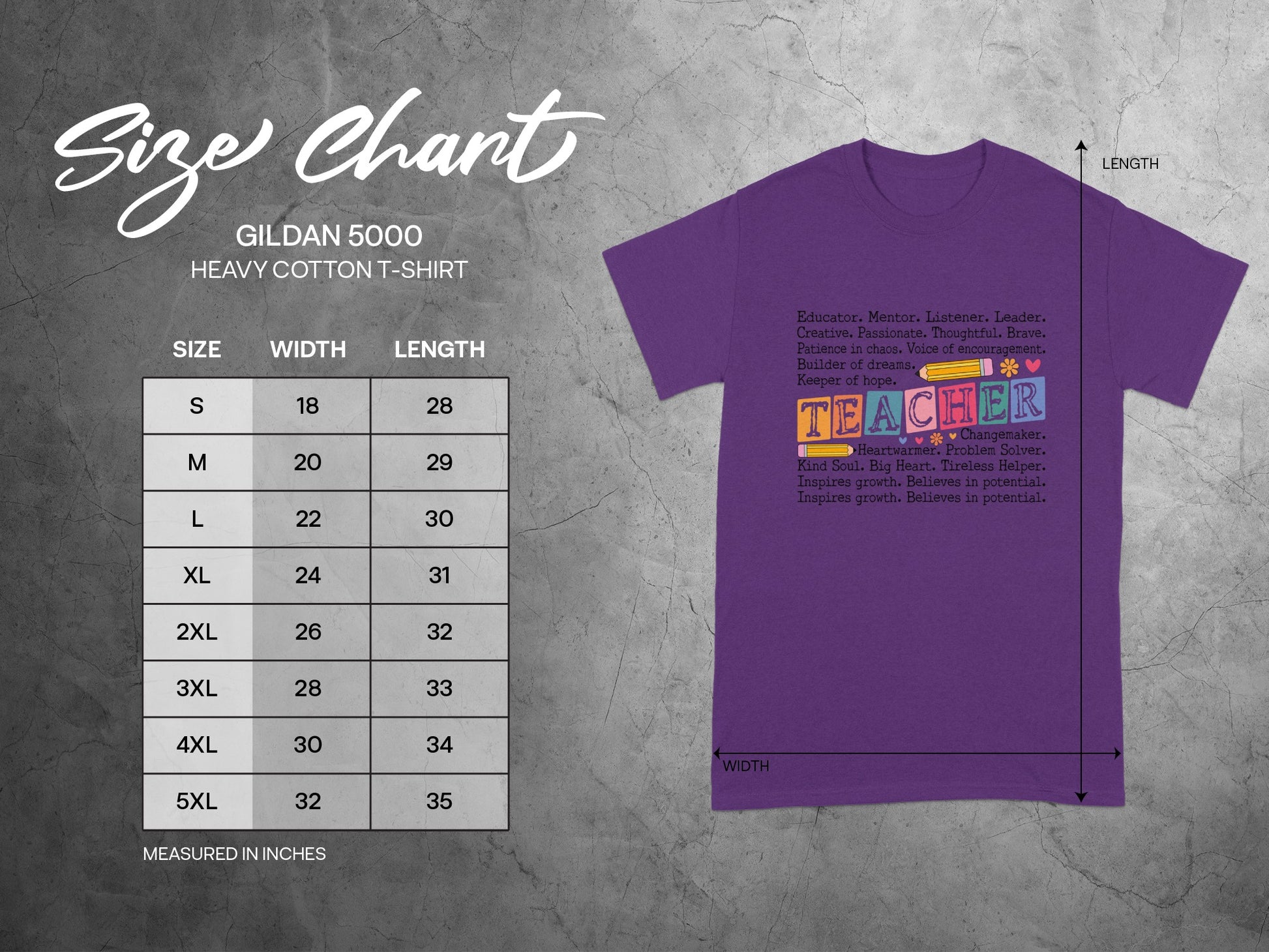 Colorful Teacher Appreciation Graphic T-Shirt