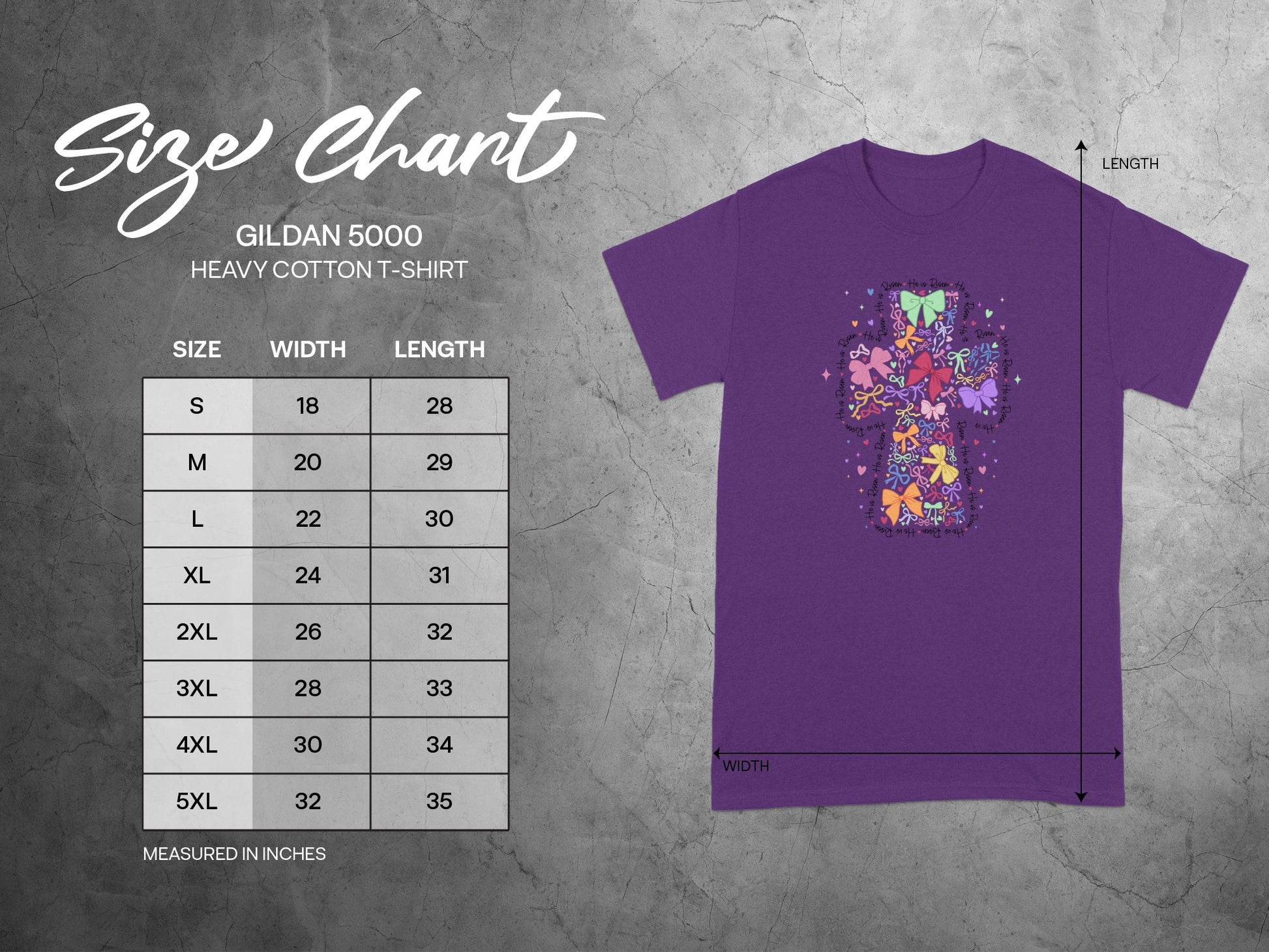 Colorful Cross Design on Purple Heavy Cotton T-Shirt