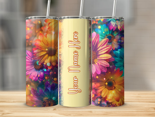 Personalized Glitter Daisy Floral Tumbler Your Name Here product type
Tumbler
Personalized
Custom Name
Daisy
Floral
Glitter
Sparkle
Colorful
Bright
Vibrant
Flower
Drinkware
Beverage
Gift Idea
Birthday Gift
Spring Theme
Summer Theme
Daisies
Custom Gift
Name Tumbler