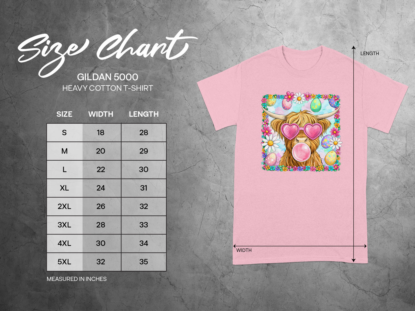 Cute Cow With Easter Eggs and Flowers T-Shirt