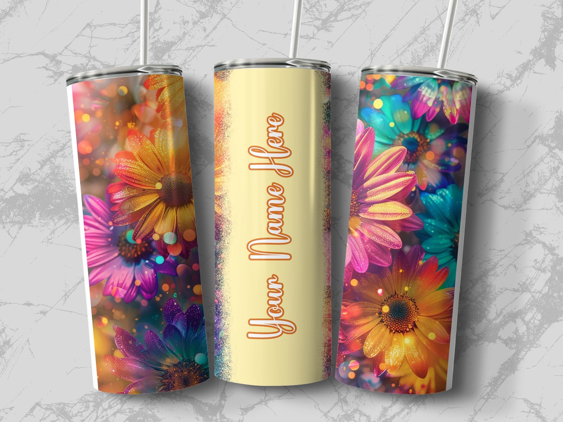 Vibrant Floral Glitter Custom Name Personalized Tumbler Product
Colorful Flowers
Glitter Tumbler
Sparkle Design
Custom Name
Personalized Gift
Vibrant Floral
Bokeh Effect
Daisy Pattern
Drinkware
Insulated Cup
Beverage Holder
Unique Design
Gift For Her
Summer Vibes
Spring Flowers
Birthday Gift
Custom Tumbler
Name Tumbler
Floral Print
Bright Colors
