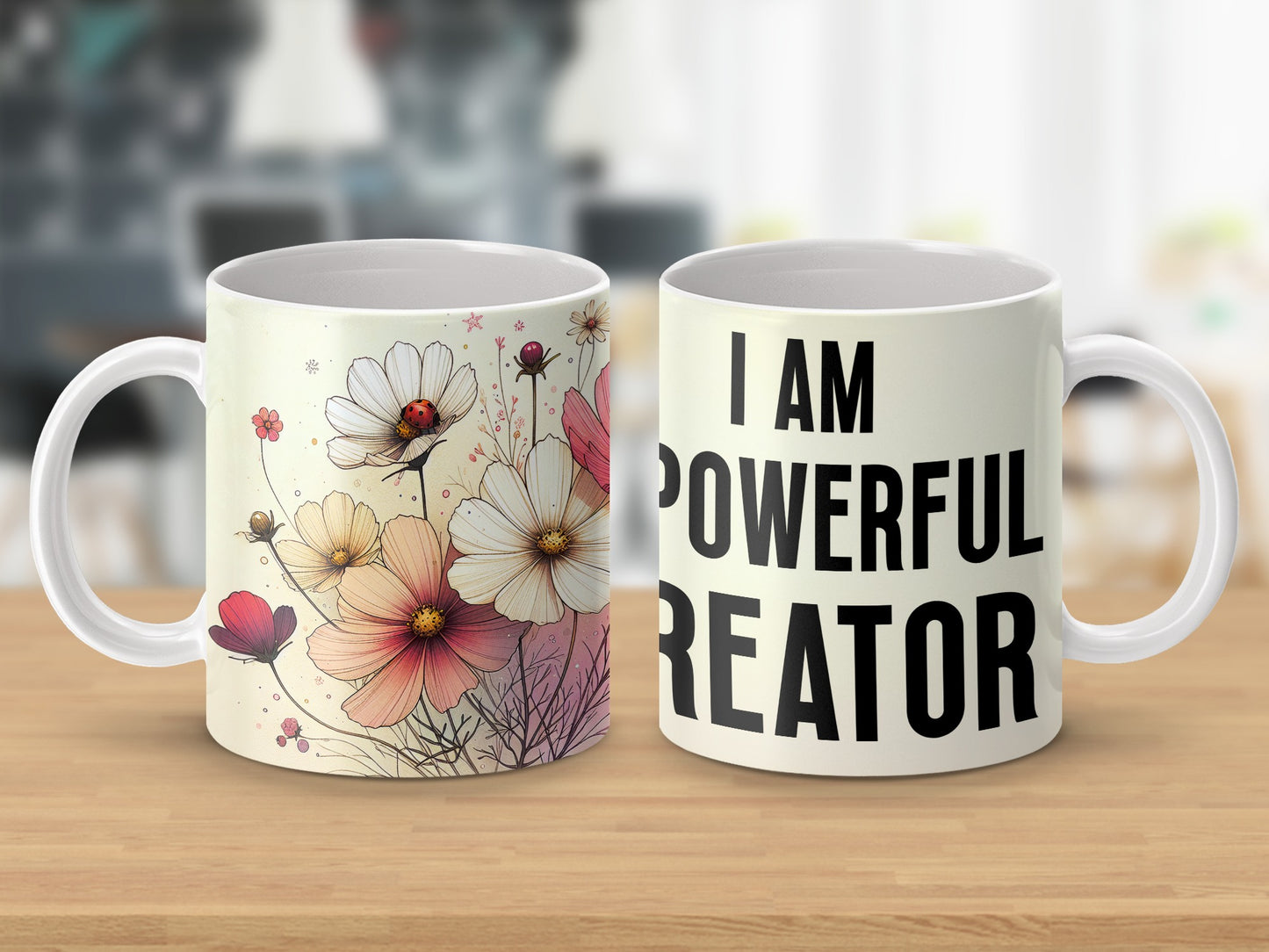 Inspirational Cosmos Ladybug Powerful Creator Mug product type
