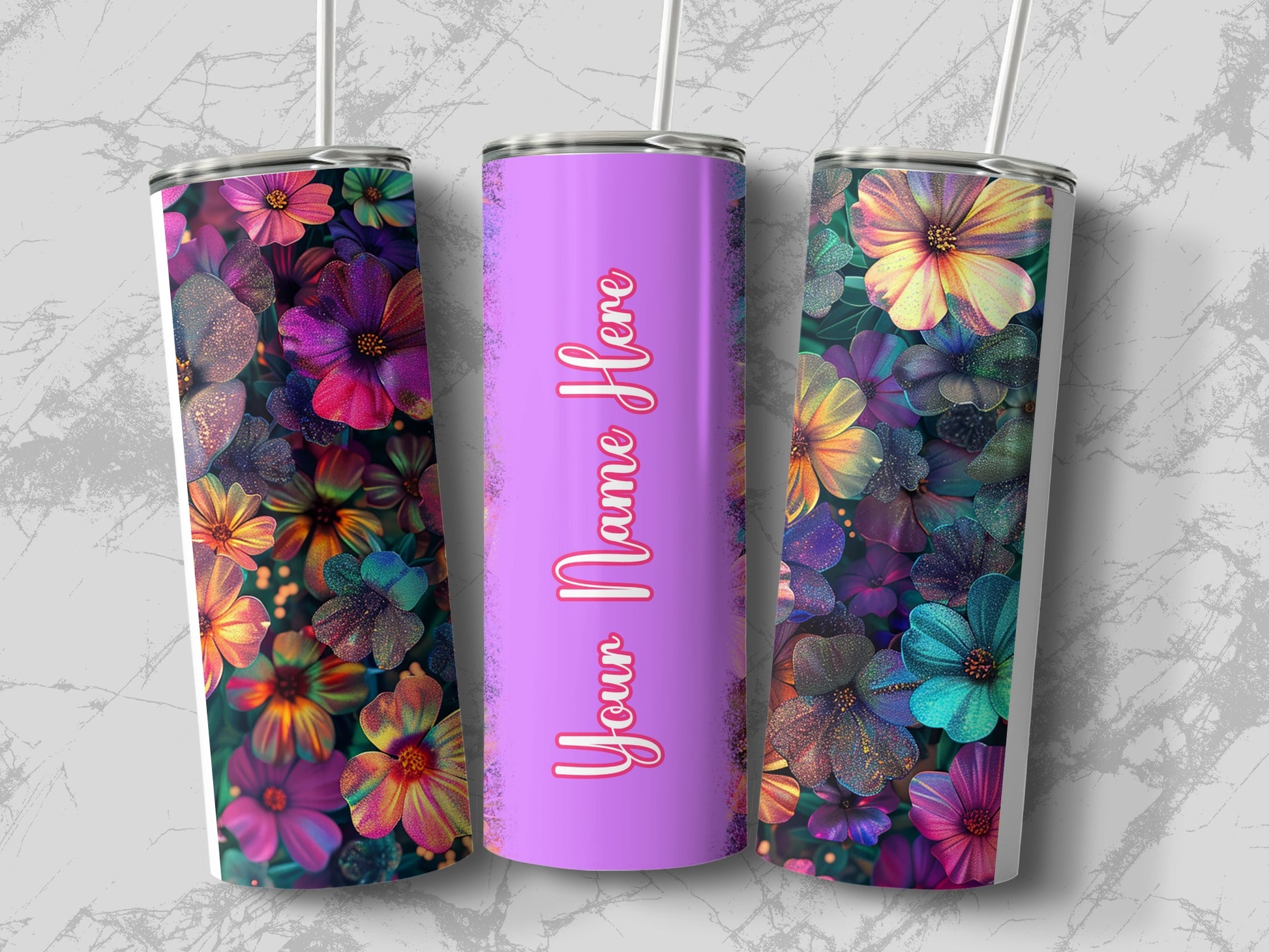 Personalized Floral Glitter Tumbler Your Name Here product type
Tumbler, Personalized Tumbler, Floral Tumbler, Glitter Tumbler, Custom Name Tumbler, Flower Design, Vibrant Flowers, Sparkle Tumbler, Colorful Drinkware, Insulated Tumbler, Beverage Container, Gift Idea, Unique Tumbler, Summer Tumbler, Spring Flowers, Drinkware Gift, Custom Gift, Floral Pattern, Personalized Gift, Your Name Here