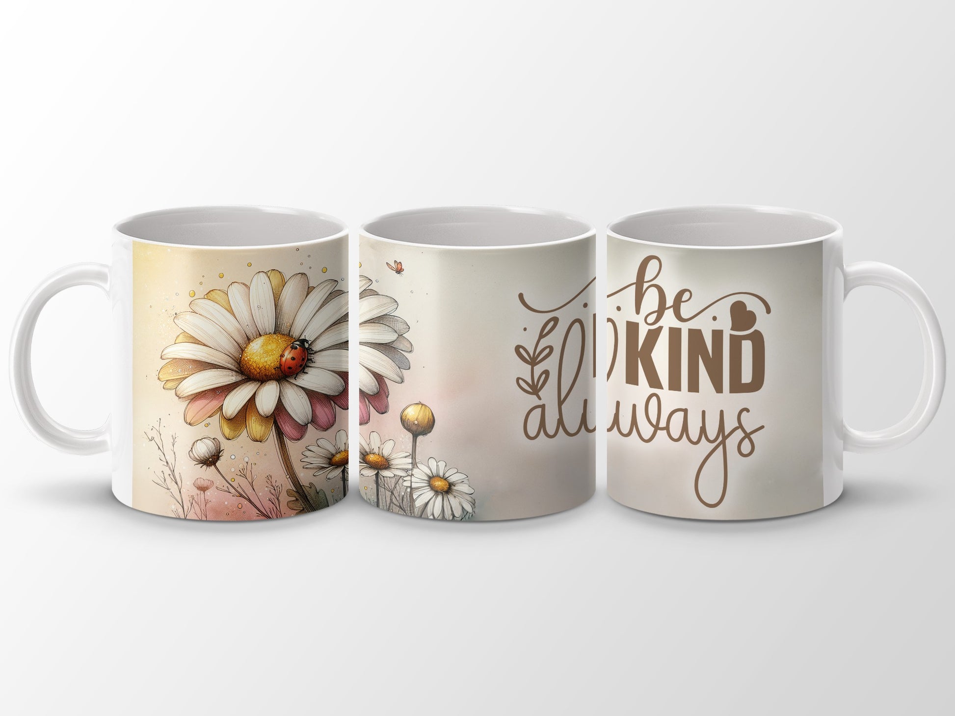 Daisy Ladybug Be Kind Always Inspirational Quote product type