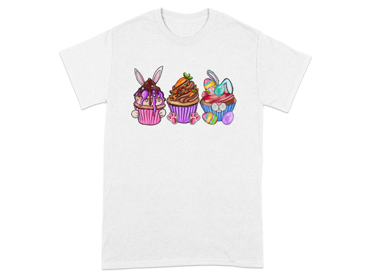 Easter Bunny Cupcakes Graphic T-Shirt Product