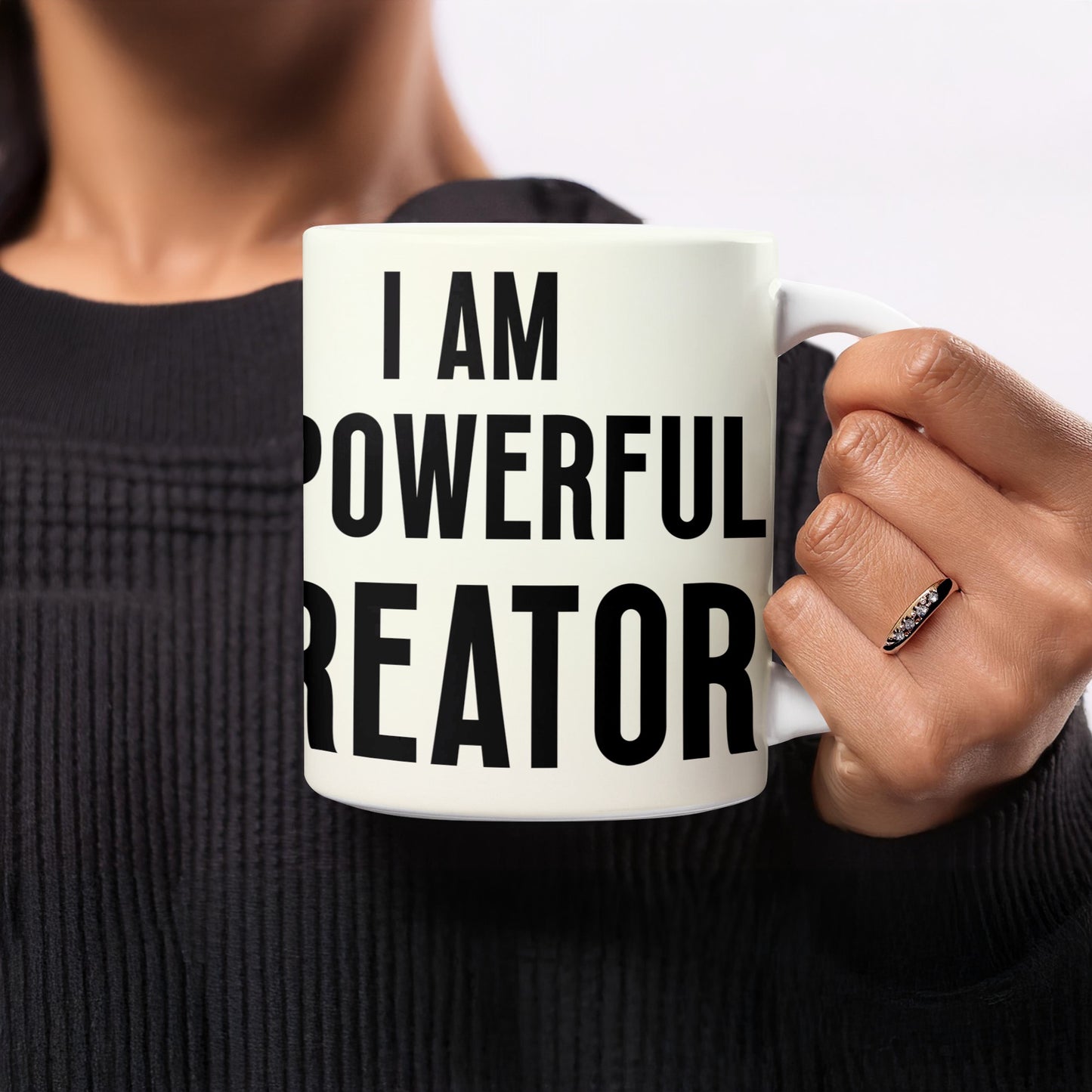 I AM POWERFUL CREATOR Inspirational Quote Mug product type
Affirmation Mug
I Am Powerful Creator
Inspirational Mug
Positive Vibes
Manifestation Mug
Empowerment Gift
Self-Love Mug
Motivation Drinkware
Creator Power
Quote Mug
Coffee Cup
Tea Mug
Daily Affirmation
Gift For Her
Office Mug
Home Decor
Desk Accessory
Belief Mug
Inspirational Quote
Powerful Statement