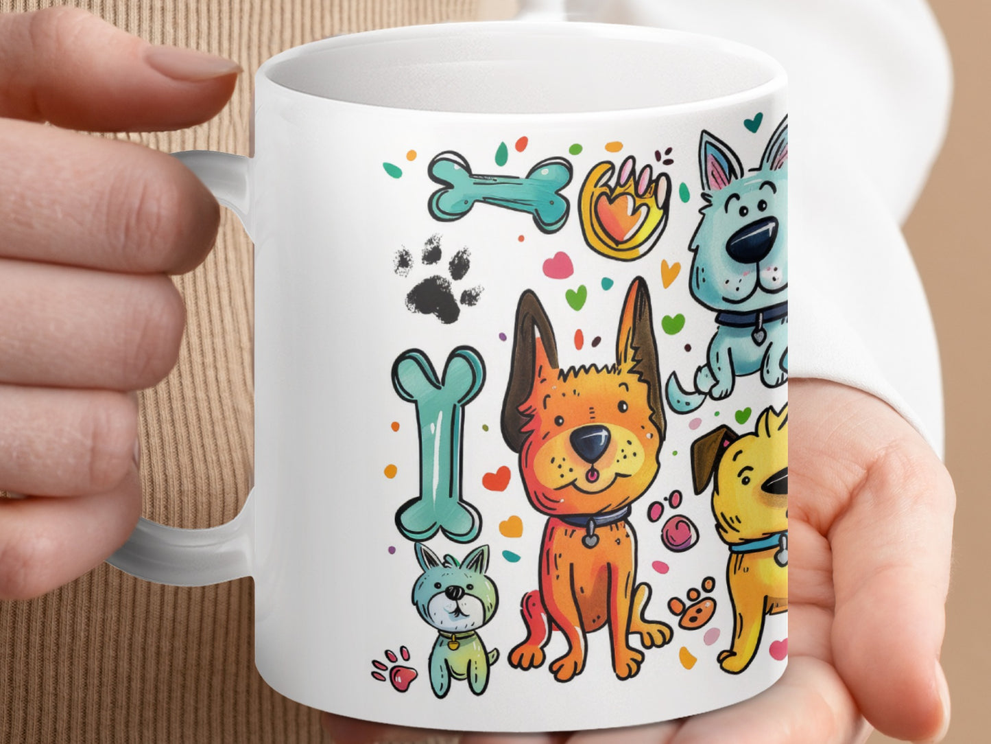 Adorable Cartoon Dogs Vibrant Artwork Fun Puppy Mug product type
dog lover gift
cartoon dogs
puppy illustration
cute dogs
animal art
pet owner
colorful design
playful puppies
dog bone art
paw print
happy dogs
unique mug
gift for dog mom
gift for dog dad
pet themed
animal print
doodle dogs
kids dog mug
fun beverage cup
artistic dog design