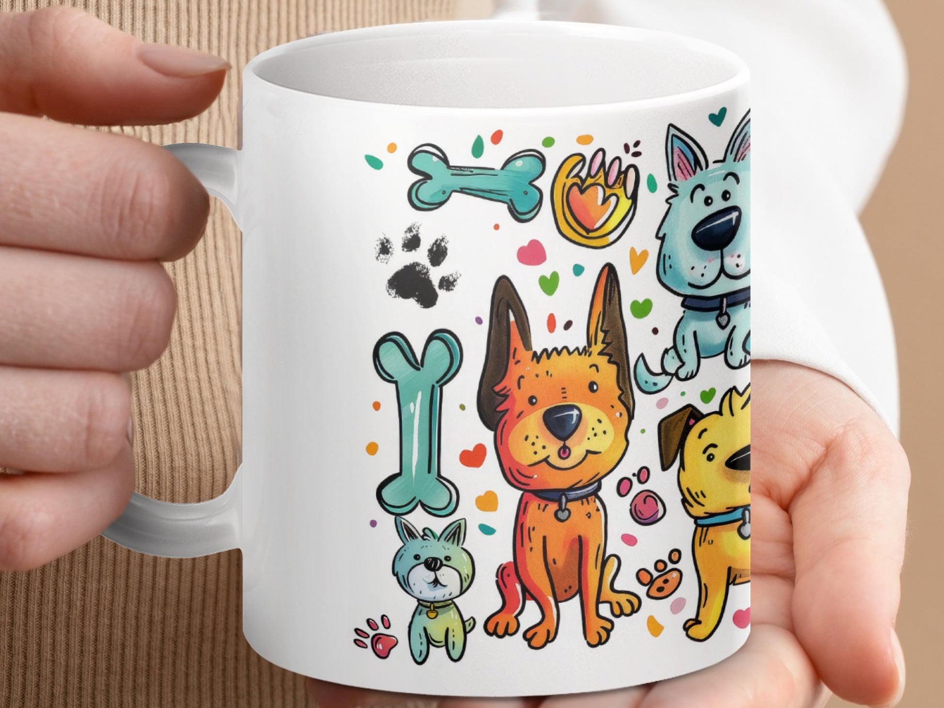 Adorable Cartoon Dogs Vibrant Artwork Fun Puppy Mug product type
dog lover gift
cartoon dogs
puppy illustration
cute dogs
animal art
pet owner
colorful design
playful puppies
dog bone art
paw print
happy dogs
unique mug
gift for dog mom
gift for dog dad
pet themed
animal print
doodle dogs
kids dog mug
fun beverage cup
artistic dog design