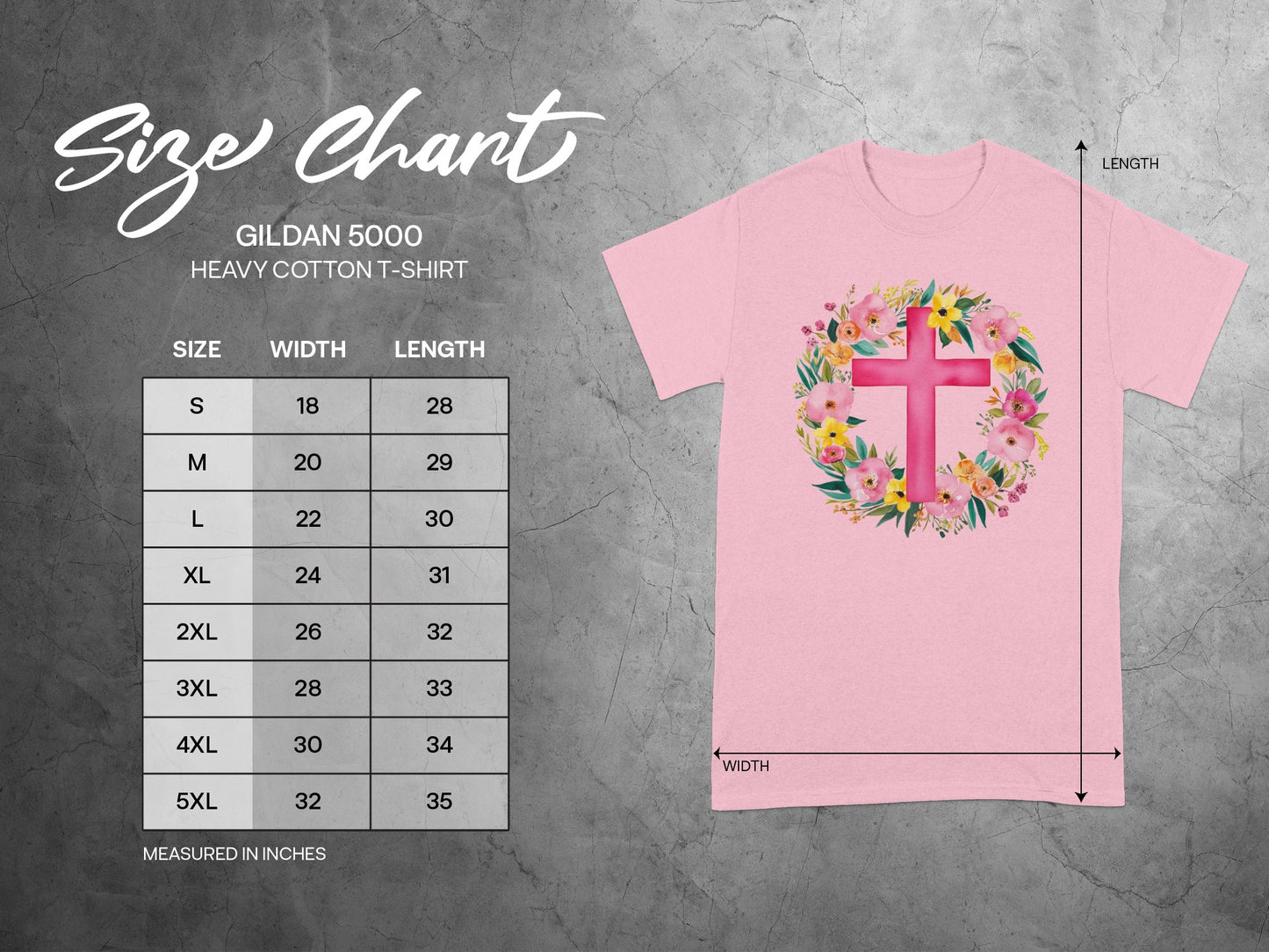 Pink Floral Cross Design T-Shirt for Casual Wear