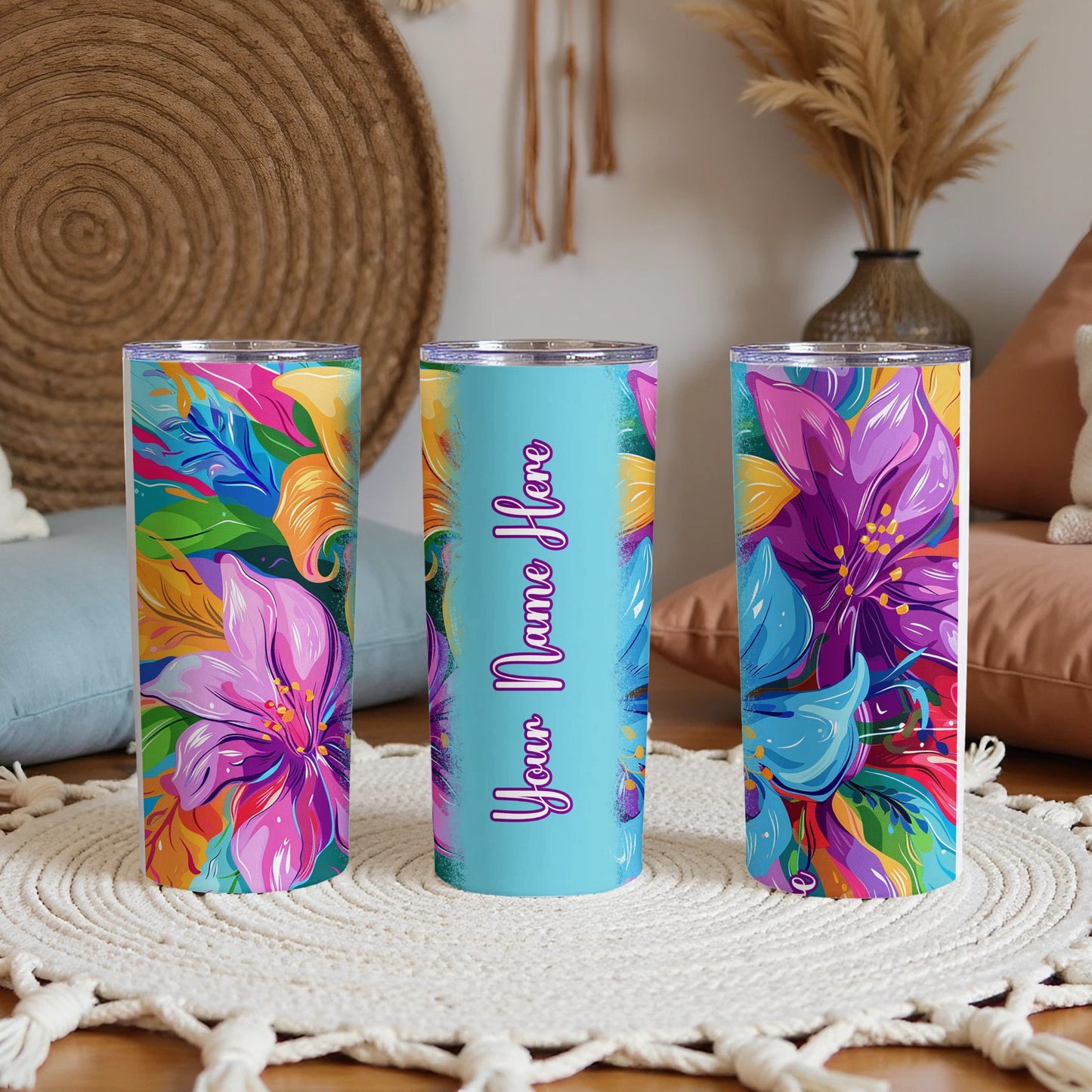 Vibrant Floral Custom Your Name Here Tumbler product type
Tumbler
Personalized Tumbler
Custom Tumbler
Floral Design
Vibrant Flowers
Colorful Tumbler
Tropical Tumbler
Drinkware Gift
Name Tumbler
Bright Aesthetic
Flower Print
Custom Name
Unique Design
Abstract Floral
Pink Purple Blue
Green Orange Yellow
Modern Floral
Gift Idea
Personalized Drinkware
Summer Vibes