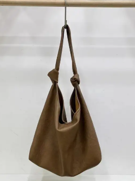 Large Capacity Soft Leather Handbag