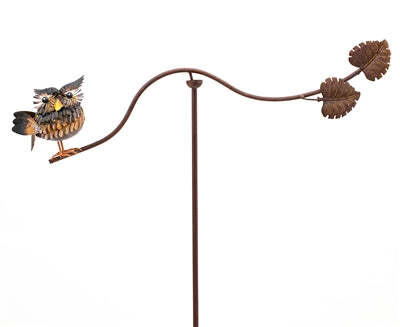 Metal Owl Balance Yard Stake